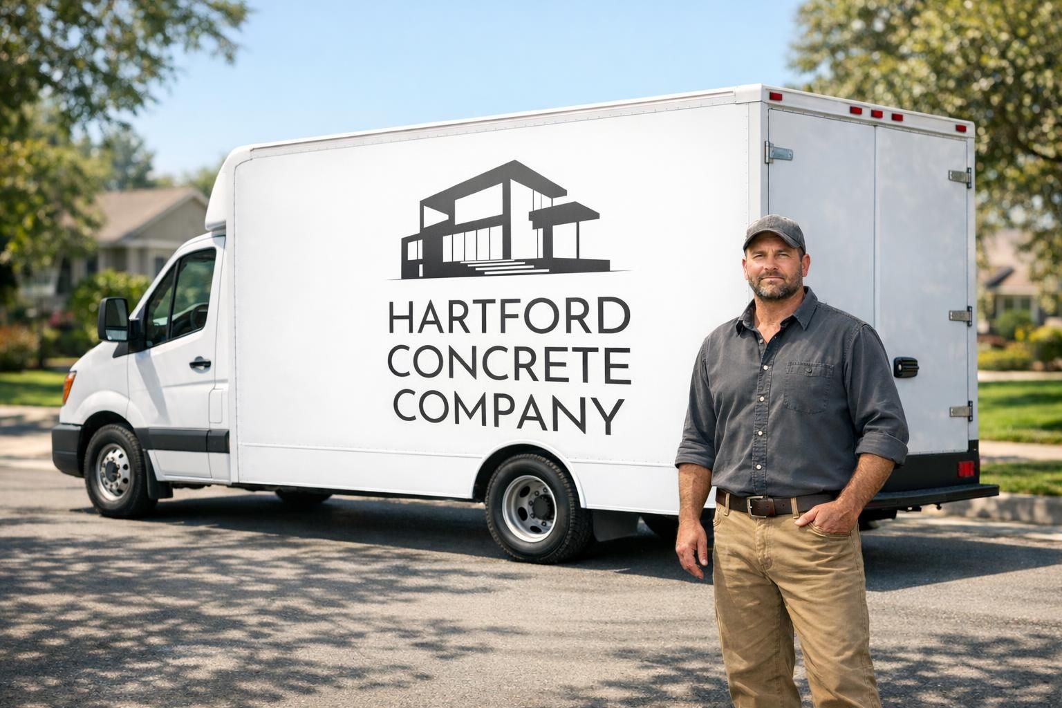 Concrete contractor work in Hartford, CT